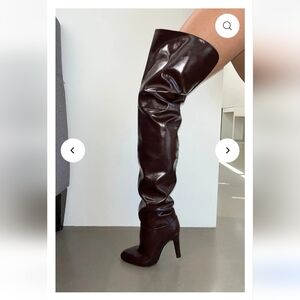 Black Over-the-Knee Boots JEFFEREY CAMPBELL